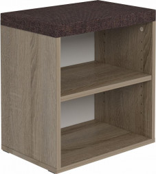 Тумба для обуви BONMEBEL Верона Тумба для обуви тип 3 дуб сонома трюфель/ТК коричневая (1 пак.)