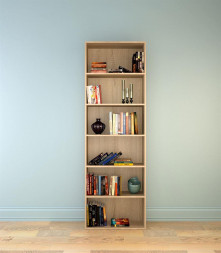 Стеллаж НК-МЕБЕЛЬ ЛОФТ стеллаж 600 Дуб Сонома 72230023 (1 кор.)