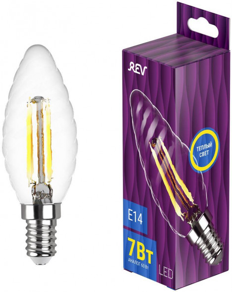 Лампа filament REV 32431 7 TC37 7Вт E14 2700К