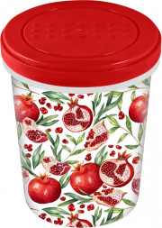 IDILAND Asti Scarlet с завинчивающейся крышкой 1л с декором (красный) 221154806/03