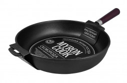 Сковорода MYRON COOK XG728N чугунная глуб 28см