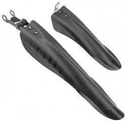 Аксессуары для вело-техники STELS Комплект крыльев 24"-26" XGNB-002C пластик, чёрные 610202*LU088660