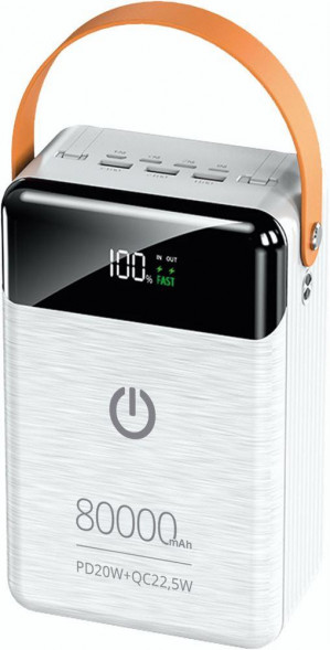 Powerbank PERFEO (PF_С3700) Powerbank PRODIGE 80000 mAh белый