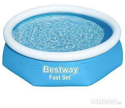 Бассейн надувной BEST WAY Бассейн надувной 244 х 61 см Bestway 57450