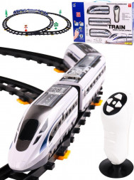 Игрушка NO NAME Железная дорога на р/у(84 см x 62см) Скоростной поезд-2 (свет,звук,39 эл.,в коробке) (Арт. 1835124)