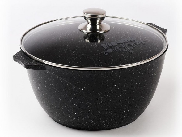 Кастрюля МЕЧТА 45802 Гранит black 5л