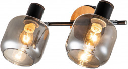 ESCADA 10177/2A E14*40W Black/Chrome/Wood