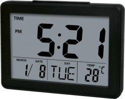 Часы-будильник PERFEO (PF_C3737) Phyllis PF-F2619 чёрный