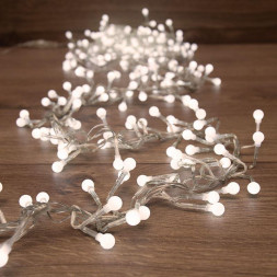 Гирлянда NEON-NIGHT (303-615) Мишура 6 м, прозрачный ПВХ, 576 LED Белые, соединяется