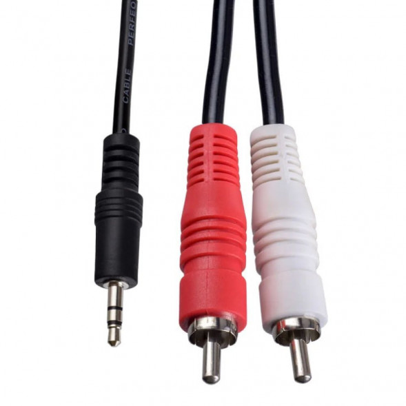 Аудиокабель PERFEO (J2004) JACK 3.5 мм вилка - 2XRCA вилка 3 м