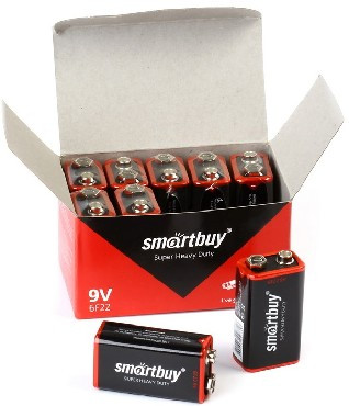 Элементы питания SMARTBUY (SBBZ-9V01S) 6F22/1S