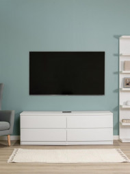 ГУД ЛАКК S00265 Варма 4Д комод 160х54х40 белый (2 пак.)