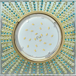 светильники ECOLA FM53SGECB GX53 золото