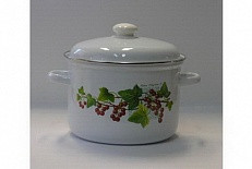 Кастрюля ЛЫСЬВА 1618АП2/4 с рис., эмал. 6,0л