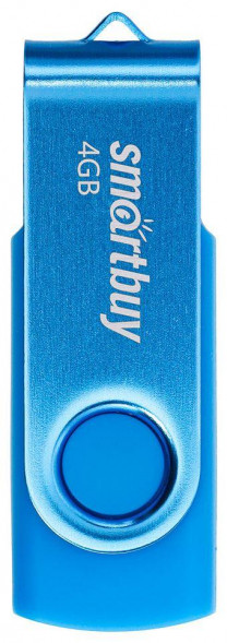 Флэш-напокитель SMARTBUY (SB004GB2TWB) UFD 2.0 004GB Twist Blue