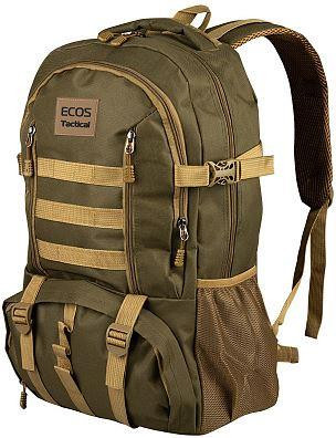 Рюкзак ECOS Рюкзак MB-01, цвет: тёмно-зелёный, объём 30л 105587