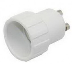 Электроустановочное изделие ECOLA A1T17WEAY с цоколя GU10 на E14 Белый