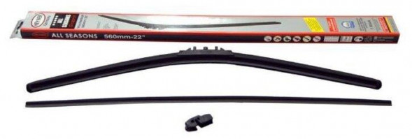 HEYNER (092 000) Щетка с/о 56см/22&quot; (бескаркасная с доп.резинкой) ALL SEASONS