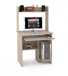 Компьютерный стол МЕБЕЛЬ-КОМПЛЕКС Стол компьютерный СК-01Н Шимо Ясень Cветлый (1 пак)