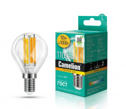 Лампа CAMELION (13712) LED12-G45-FL/830/E14