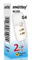 Лампа светодиодная SMARTBUY G4 2W/3000/12V (10)