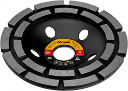 Чашка алмазная SPARTA Чашка алмазная зачистная, 125 мм, двухрядная// SPARTA Чашка алмазная зачистная, 125 мм, двухрядная//