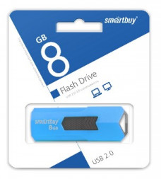 USB флеш SMARTBUY (SB8GBST-B) 8GB STREAM BLUE