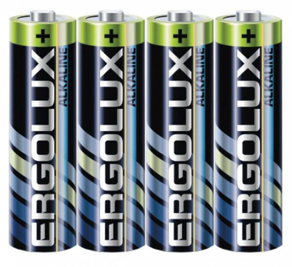 Элементы питания ERGOLUX (14282) LR6 ALKALINE SR4 (LR6 SR4, батарейка,1.5В)