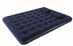 Матрас надувной BESTWAY Pavillo, 203 х 152 х 22 см, ручной насос, 2 подушки, 67374