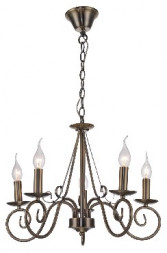 Светильник ESCADA 503/5 E14*60W D520 ANTIQUE BRONZE