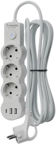 КОСМОС YKsm5m3g-Z-VU10A-W - 3 гн х 5,0 м белый