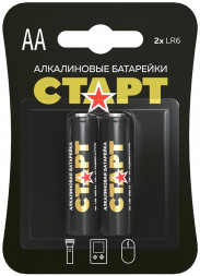Алкалиновая батарейка СТАРТ (19144) LR6-BL2 N