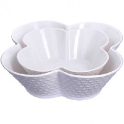 Сервировочное блюдо керамика LORAINE 28943 Блюдо сервировочное 2 предмета LR