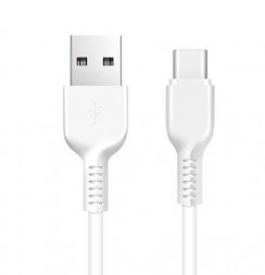 Дата-кабель Type-C HOCO (6957531068853) X20 USB (m)-Type-C (m) 1.0м - белый