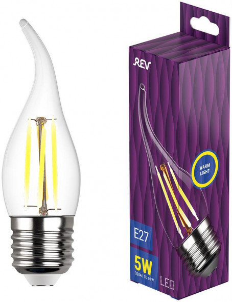 Лампа filament REV 32428 7 FC37 5Вт E27 2700K