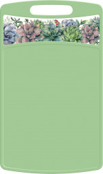 IDILAND Bergamo Botanica прямоугольная 335x220x4мм с декором (зеленый) 222132518/08