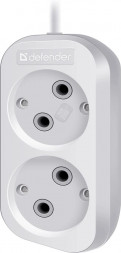 Удлинитель DEFENDER (99271) B220 - 2 розх 3 м, белый