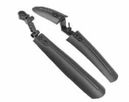 Аксессуары для вело-техники STELS Комплект крыльев 26" XH-B104 пластиковые чёрные в инд. упаковке 610235*LU089215