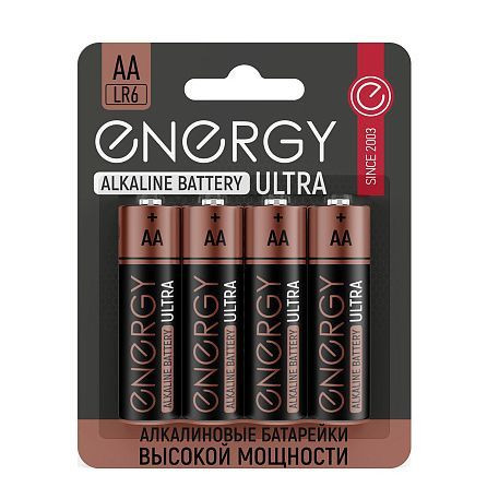 Батарейка ENERGY Ultra LR6/4B (АА) (104405)