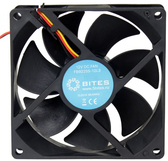 вентилятор 5BITES FB9225S-12L3 92X25 / SLEEVE / 1800RPM / 3P