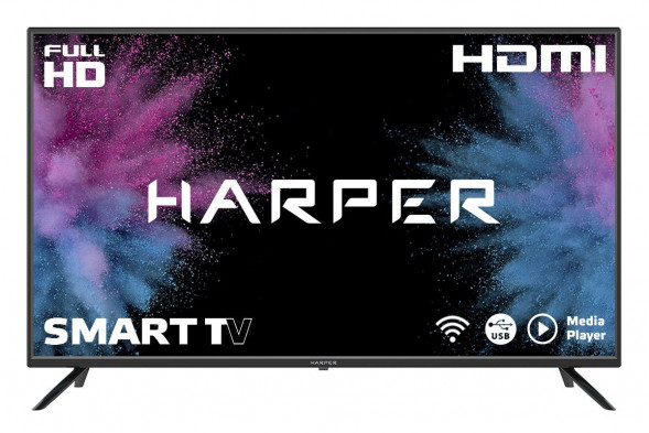 LED-телевизор HARPER 40F660TS-T2-FHD-SMART-Яндекс БЕЗРАМОЧНЫЙ