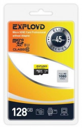 Карта памяти EXPLOYD 128GB microSDXC Class 10 UHS-1 Elite [EX128GCSDXC10UHS-1-ElU1 w]