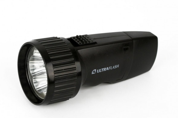 Светодиодный фонарь ULTRAFLASH (14020) LED3859 Аккумуляторный фонарь черный