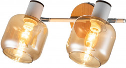 ESCADA 10177/2A E14*40W White/Chrome/Wood