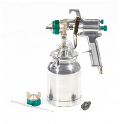 Краскораспылители STELS Краскораспылитель AS 702 НP профессиональный, всасывающего типа, сопло 1,8 мм и 2,0 мм 57364