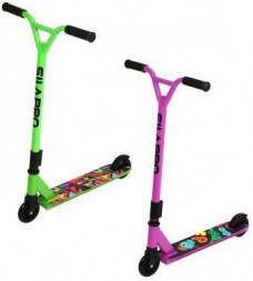 Самокат с ножным тормозом SILAPRO Самокат с ножным тормозом, 82х48х62см, колеса: 10х1см, алюминиевый сплав+PU (131-101)