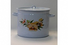 Кастрюля ЛЫСЬВА 1620/4 с рис., эмал. 7,0л