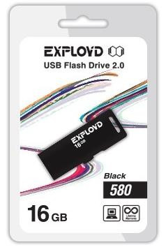 USB флэш-накопитель EXPLOYD 16GB-580 черный