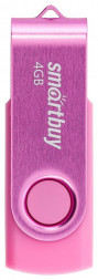 Флэш-напокитель SMARTBUY (SB004GB2TWP) UFD 2.0 004GB Twist Pink