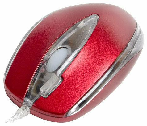 Мышь проводная A4TECH X5-3D-1 USB красный